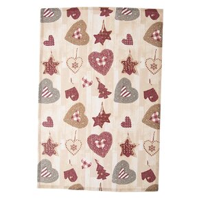 Kuchynská utierka SRDCE 3 ks