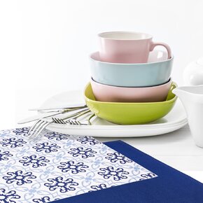 Kuchynská utierka Blue shapes 3 ks