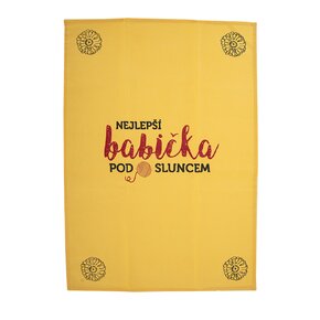 Kuchynská utierka NEJLEPŠÍ BABIČKA 3 ks