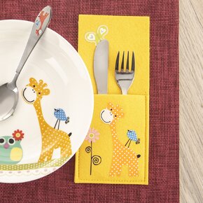 Vrecko na príbory ŽIRAFA