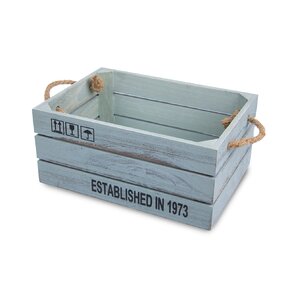 Dekoratívna bednička ZELENÁ 35x25x15 cm