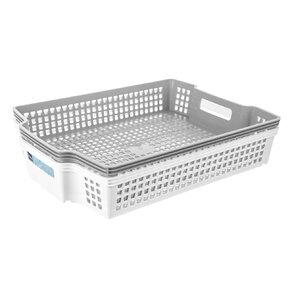 Košík Stack stohovateľný 38,5x28x7 cm