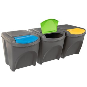Odpadkový kôš na triedený odpad Sort 3x21 l