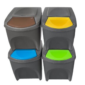 Odpadkový kôš na triedený odpad Sort 4x21 l
