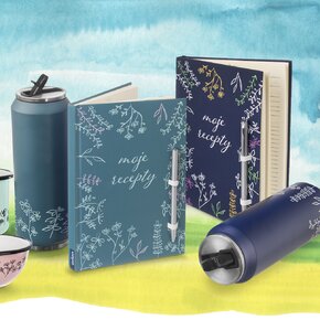 Kniha na recepty s ceruzkou LÚKA 