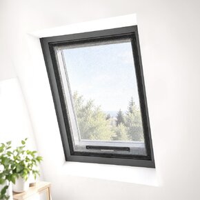 Sieť proti hmyzu strešné okno 120x140 cm čierna