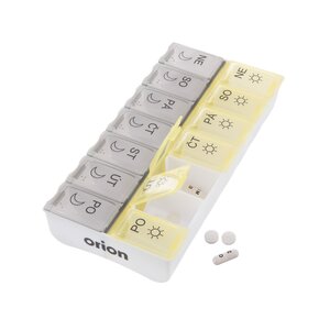 Organizér na lieky týždenný 2 sekcie