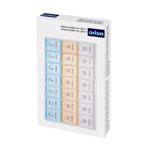 Organizér na lieky týždenný 3 sekcie