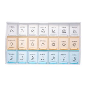 Organizér na lieky týždenný 3 sekcie