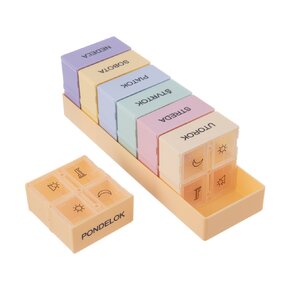 Organizér na lieky týždenný 4 sekcie