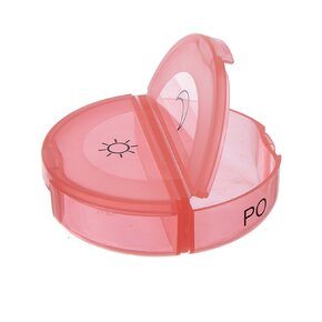 Organizér na lieky týždenný 2 sekcie s obalom