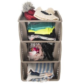 Regál s kolieskami Chico 3 poschodia