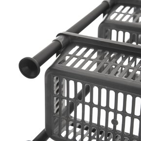 Regál GREY 4 poschodia