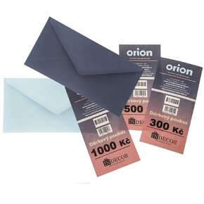 Dárkový poukaz Orion/Indecor 1 000 Kč