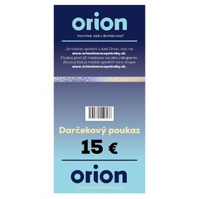 Darčekový poukaz Orion 15 EUR
