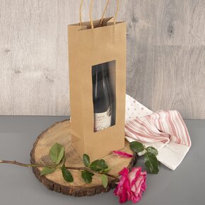 Darčeková taška NATURE 12,5x9x35 cm 