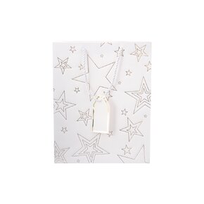 Darčeková taška hviezda 18x10x23 cm