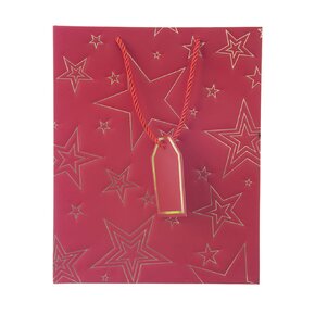 Darčeková taška hviezda 26x12x32 cm