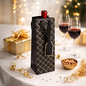 Darčeková taška quilt 12x9x36 cm