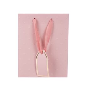 Darčeková taška vytlačované srdiečka 18x10x23 cm