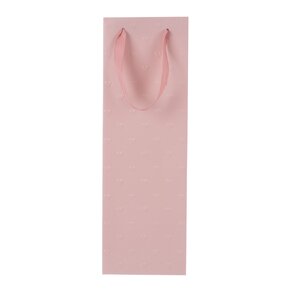 Darčeková taška vytlačované srdiečka 12x9x36 cm