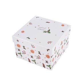 Darčeková krabica VŮNĚ VÁNOC 15,5x15,5x10 cm