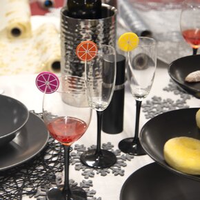 Rozlišovač na poháre citrusy 8 ks