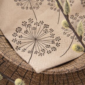 Servírovací obrúsky Púpavy