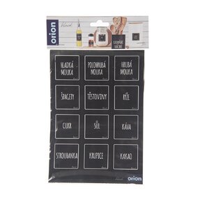 Samolepky na dózy BLACK