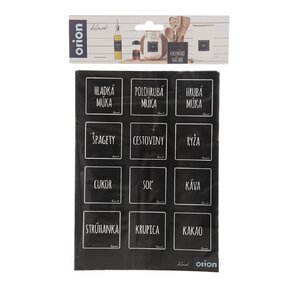 Samolepky na dózy BLACK