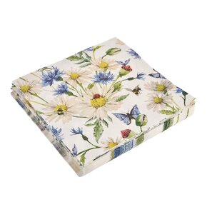 Servírovacie obrúsky jarné kvety