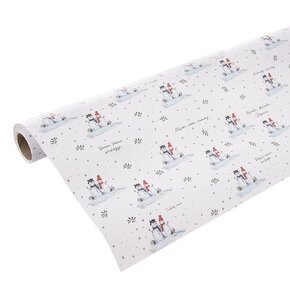 Vianočný baliaci papier SNEHULIAK 500x70 cm