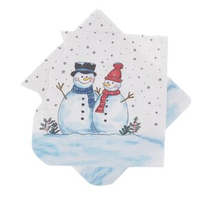 Servírovacie obrúsky SNEHULIAK vykrojené