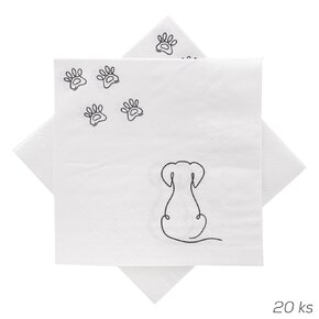 Servírovacie obrúsky PSÍK