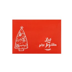 Papierová obálka List pre Ježiška s listom