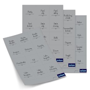 Samolepky na dózy GREY