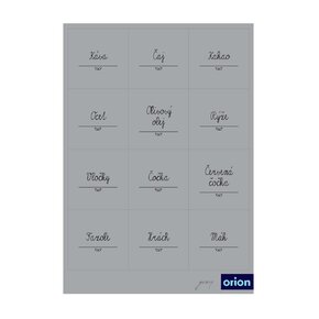 Samolepky na dózy GREY