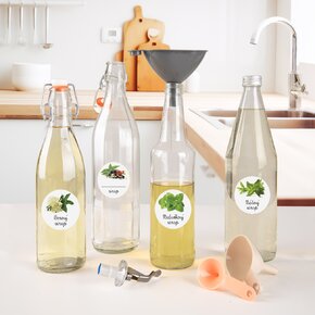 Samolepky na fľaše Meduňkový sirup