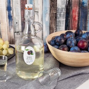 Samolepky na fľaše Domácí slivovica