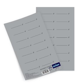 Samolepky na koreničky GREY