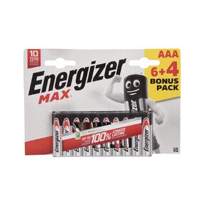 Alkalické batérie mikrotužka AAA 1,5 V 10 ks