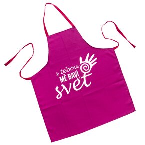 Kuchynská zástera S TEBOU MA BAVÍ SVET