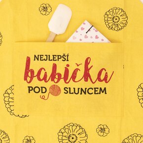 Kuchynská zástera NEJLEPŠÍ BABIČKA