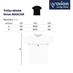 Tričko detské Orion NASCAR veľ. 158