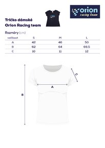 Tričko dámske Orion RACING veľ. S