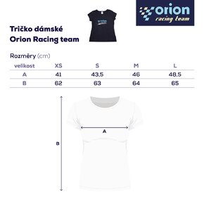 Tričko dámske Orion RACING veľ. M