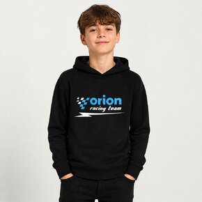 Mikina detská s kapucňou Orion RACING veľ. 9-11 rokov